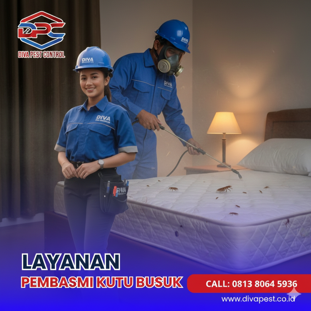 Tidur nyenyak adalah kebutuhan mendasar manusia. Namun, apa jadinya jika waktu istirahat Anda justru menjadi momen yang menakutkan karena gangguan gigitan hama kecil yang tidak kasat mata? Kutu kasur atau bed bugs adalah salah satu hama pemukiman yang paling sulit dikendalikan tanpa bantuan profesional.Bagi warga di kawasan Malang Raya—mulai dari sejuknya Kota Batu, pusat pemerintahan di Kepanjen, hingga kawasan industri dan pemukiman padat di Singosari—kehadiran kutu kasur bisa menyerang siapa saja, baik di rumah pribadi, apartemen, hingga perhotelan. Diva Pest Control hadir sebagai solusi terdepan melalui layanan Jasa Fogging Kutu Kasur di Malang Raya yang efektif, aman, dan bergaransi.Mengapa Kutu Kasur Begitu Berbahaya?Sebelum membahas teknis penanganan, kita perlu memahami mengapa kutu kasur (Cimex lectularius) tidak bisa dianggap sepele. Banyak orang mengira bahwa menjaga kebersihan saja cukup untuk mengusir hama ini, padahal kutu kasur tidak peduli dengan tingkat kebersihan sebuah ruangan; mereka hanya butuh darah manusia sebagai makanan dan tempat bersembunyi yang hangat.1. Dampak Kesehatan FisikGigitan kutu kasur biasanya meninggalkan bekas kemerahan yang gatal, seringkali muncul dalam pola garis lurus atau berkelompok. Bagi individu dengan kulit sensitif, gigitan ini dapat memicu reaksi alergi hebat, pembengkakan, hingga infeksi sekunder akibat garukan yang terlalu keras.2. Gangguan Psikologis dan InsomniaBayangan akan digigit saat tidur seringkali menyebabkan kecemasan akut. Penderita serangan kutu kasur biasanya mengalami kesulitan tidur (insomnia), stres, dan rasa tidak nyaman yang terus-menerus saat berada di dalam rumah sendiri.3. Kerusakan Reputasi BisnisBagi pemilik villa di Batu atau penginapan di Singosari, satu saja ulasan buruk mengenai kutu kasur di platform reservasi online bisa menghancurkan reputasi bisnis yang sudah dibangun bertahun-tahun. Investasi pada jasa pengendalian hama profesional adalah langkah pencegahan kerugian finansial yang jauh lebih besar.Layanan Diva Pest Control di Wilayah Malang RayaMalang Raya memiliki karakteristik geografis dan mobilitas penduduk yang unik. Diva Pest Control memahami kebutuhan spesifik di setiap wilayah:Kota Batu: Sebagai kota wisata, mobilitas wisatawan yang menginap di villa dan hotel sangat tinggi. Kutu kasur seringkali terbawa melalui koper atau pakaian tamu. Kami menyediakan layanan cepat tanggap agar operasional bisnis Anda tetap berjalan lancar.Singosari: Sebagai gerbang masuk Malang dengan pertumbuhan perumahan yang pesat, kepadatan penduduk meningkatkan risiko penyebaran kutu kasur antar hunian.Kepanjen: Sebagai pusat administrasi dengan banyak kantor dan perumahan subsidi maupun komersial, kami melayani pembersihan menyeluruh untuk memastikan kenyamanan keluarga Anda.Metode Fogging: Apakah Efektif untuk Kutu Kasur?Sering muncul pertanyaan: "Apakah fogging (pengasapan) efektif untuk membunuh kutu kasur?"Jawabannya adalah: Ya, jika dilakukan dengan teknik dan formulasi bahan kimia yang tepat. Diva Pest Control menggunakan kombinasi metode untuk memastikan hasil maksimal:ULV (Ultra Low Volume) Misting / Fogging DinginMetode ini menghasilkan butiran droplet bahan kimia yang sangat halus (mikron). Droplet ini mampu masuk ke celah-celah tersempit di kerangka tempat tidur, sambungan kayu, hingga ke dalam jahitan kasur yang tidak terjangkau oleh semprotan biasa.Cold Fogging vs Hot FoggingUntuk kutu kasur di dalam ruangan (indoor), kami lebih menyarankan Cold Fogging atau pengabuan. Uap yang dihasilkan tidak meninggalkan residu minyak yang berlebih namun memiliki daya penetrasi tinggi untuk mematikan kutu dewasa dan nimfa (kutu muda).Keunggulan Diva Pest Control: Mengapa Memilih Kami?Memilih jasa pembasmi hama di Malang memang banyak pilihan, namun Diva Pest Control menawarkan standar pelayanan yang berbeda:1. Tenaga Ahli BersertifikatTeknisi kami bukan sekadar penyemprot. Mereka dibekali pengetahuan entomologi dasar untuk mengidentifikasi titik persembunyian utama kutu kasur. Kami melakukan inspeksi mendalam sebelum memulai tindakan.2. Bahan Kimia Ramah Lingkungan (Eco-Friendly)Kami menggunakan pestisida yang telah terdaftar di Kementerian Pertanian dan memiliki izin edar. Bahan kimia yang kami gunakan efektif mematikan hama namun tetap aman bagi penghuni rumah, termasuk anak-anak dan hewan peliharaan (dengan prosedur pengosongan ruangan sementara yang tepat).3. Peralatan ModernKami menggunakan mesin fogging terbaru yang menjamin sebaran bahan kimia merata di seluruh ruangan tanpa merusak furnitur atau peralatan elektronik Anda.4. Harga Kompetitif dan TransparanKami memberikan harga yang jujur tanpa biaya tersembunyi. Biaya ditentukan berdasarkan luas area dan tingkat infestasi hama.5. Garansi KepuasanDiva Pest Control memberikan jaminan pengerjaan ulang jika dalam jangka waktu tertentu kutu kasur masih ditemukan kembali di area yang telah kami tangani.Prosedur Kerja Jasa Fogging Kutu Kasur KamiKami menerapkan SOP (Standard Operating Procedure) yang ketat untuk menjamin keamanan dan efektivitas:Survei & Inspeksi: Teknisi datang ke lokasi (Batu, Kepanjen, atau Singosari) untuk memetakan sumber masalah.Persiapan Area: Pelanggan akan dipandu untuk membungkus pakaian, alat makan, dan mengosongkan area yang akan difogging.Tindakan Eksekusi: Melakukan fogging/misting serta penyemprotan residu (residual spraying) di titik-titik krusial seperti stop kontak, belakang pigura, dan lipatan karpet.Monitoring & Evaluasi: Memberikan edukasi kepada pemilik rumah mengenai cara mencegah kutu kasur datang kembali.Tips Mencegah Kutu Kasur Kembali LagiSetelah menggunakan jasa Diva Pest Control, sangat penting bagi Anda untuk menjaga agar rumah tidak terinfestasi ulang:Waspada Setelah Bepergian: Selalu cek koper dan pakaian setelah pulang dari luar kota atau menginap di tempat umum.Gunakan Pelindung Kasur (Mattress Encasement): Gunakan pelindung yang didesain khusus agar kutu tidak bisa masuk ke dalam serat kasur.Hindari Membeli Furnitur Bekas Tanpa Dicek: Sofa atau kasur bekas seringkali menjadi "kuda troya" masuknya kutu kasur ke dalam rumah baru.Cuci dengan Air Panas: Pakaian atau sprei yang dicurigai terkena kutu sebaiknya dicuci dengan air bersuhu minimal 60 derajat Celcius.Testimoni Pelanggan Malang Raya"Awalnya saya bingung kenapa anak saya bentol-bentol setiap bangun tidur di villa kami di Batu. Setelah dicek ternyata banyak kutu di lipatan kasur. Panggil Diva Pest Control, dikerjakan pagi, sore sudah bersih. Sampai sekarang tidak muncul lagi. Sangat profesional!"
— Ibu Ratna, Pemilik Villa di Batu"Layanannya cepat. Saya telepon pagi karena darurat di kost-kostan daerah Singosari, siangnya teknisi langsung datang. Terima kasih Diva Pest Control."
— Bapak Aris, Pengelola Kost di SingosariHubungi Diva Pest Control Sekarang!Jangan biarkan kutu kasur merenggut kenyamanan hidup dan waktu istirahat Anda. Semakin lama Anda menunda, populasi kutu kasur akan berkembang biak secara eksponensial. Satu ekor kutu betina dapat bertelur hingga 5 butir per hari, yang berarti dalam sebulan, rumah Anda bisa menjadi sarang ribuan hama.Diva Pest Control siap melayani seluruh wilayah Malang Raya (Kota Malang, Kabupaten Malang, Kota Batu) termasuk area spesifik:Kecamatan SingosariKecamatan KepanjenKota Wisata BatuDau, Karangploso, Pakis, dan sekitarnya.Kontak Kami:Website: https://divapest.co.idWhatsApp/Telp: 0813-8064-5936Kami melayani konsultasi gratis dan survei lokasi untuk menentukan paket penanganan yang paling tepat bagi Anda. Percayakan masalah hama Anda kepada ahlinya. Tidur nyenyak tanpa gangguan, hanya dengan Diva Pest Control!