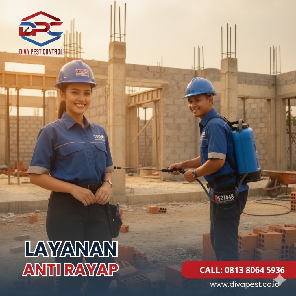 Jasa Pembasmi Rayap Karawang Pra & Pasca Konstruksi